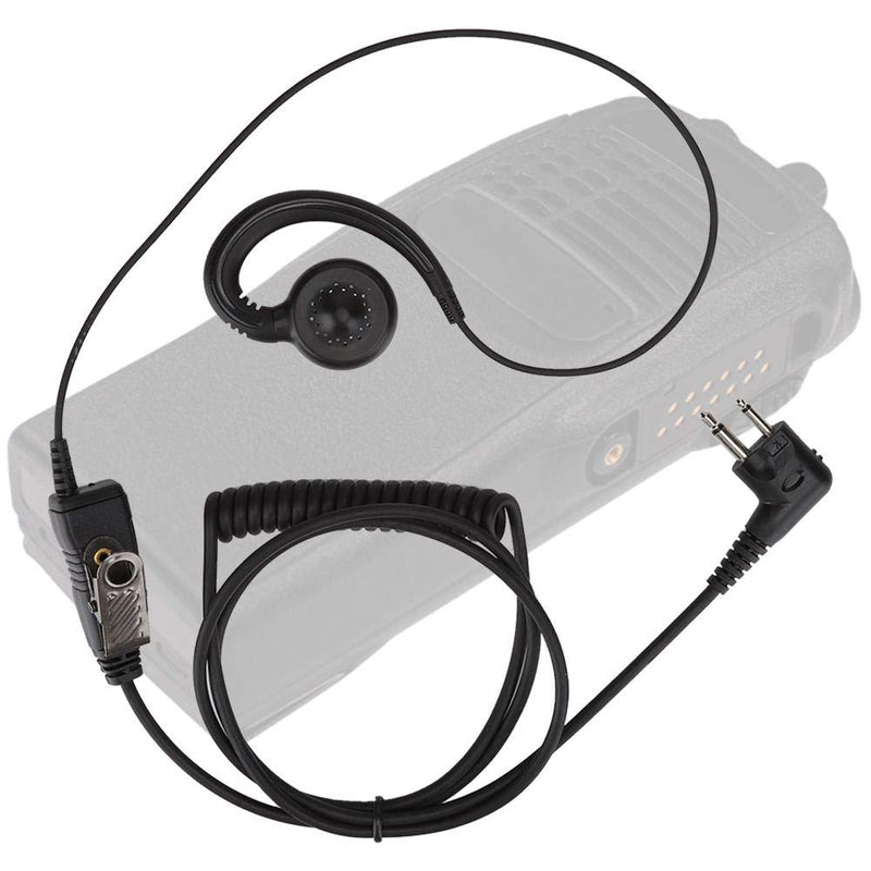 [Australia - AusPower] - Cuifati AEH3000-M1A Walkie Talkie Two Way Radio Black Headset Mic for Motorola, Modular Design 180° Rotating Speaker Earpiece, ABS Durable Walkie Talkie Earphone High Sound Quality 