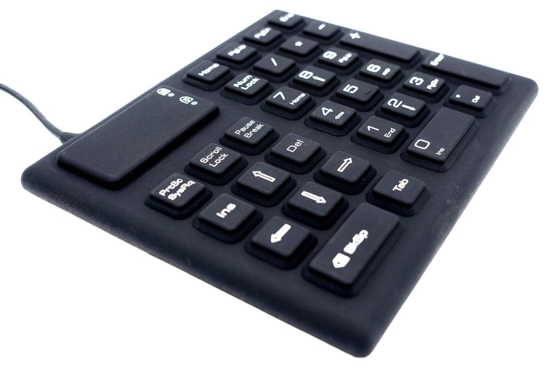 [Australia - AusPower] - DSI Portable Silicone 32 Key Numeric Keypad Rigid Waterproof KP-JH-SFR33 