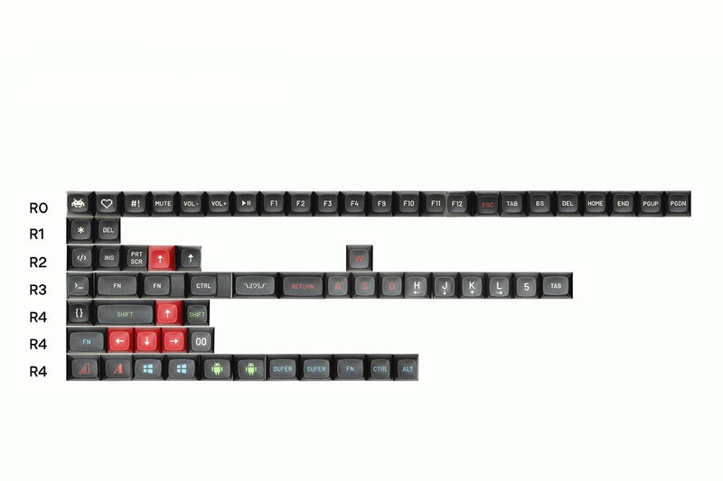 [Australia - AusPower] - Drop + Matt3o MT3 Susuwatari Custom Keycap Set, ABS Hi-Profile Keycaps, Doubleshot Legends, Cherry MX Compatible Extras for Mechanical Keyboards (Extras) (MDX-33813-4) 