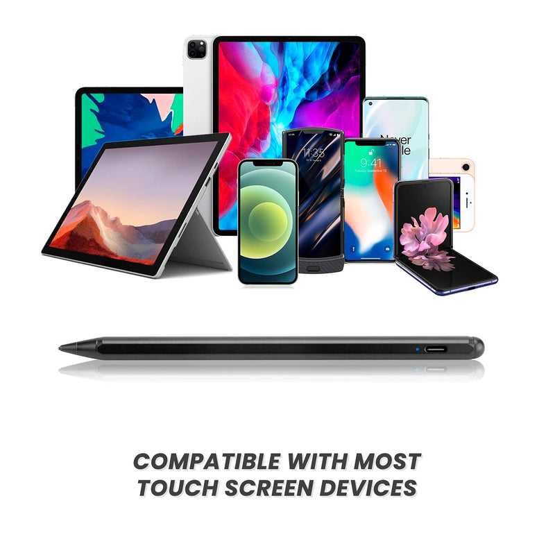 [Australia - AusPower] - Active Stylus Pen for Lenovo C940, Touch-Control and Type-C Rechargeable Digital Pen for Lenovo Yoga C940,Good at Sketching and Note-Taking on Yoga C940 Black Drawing Stylus 