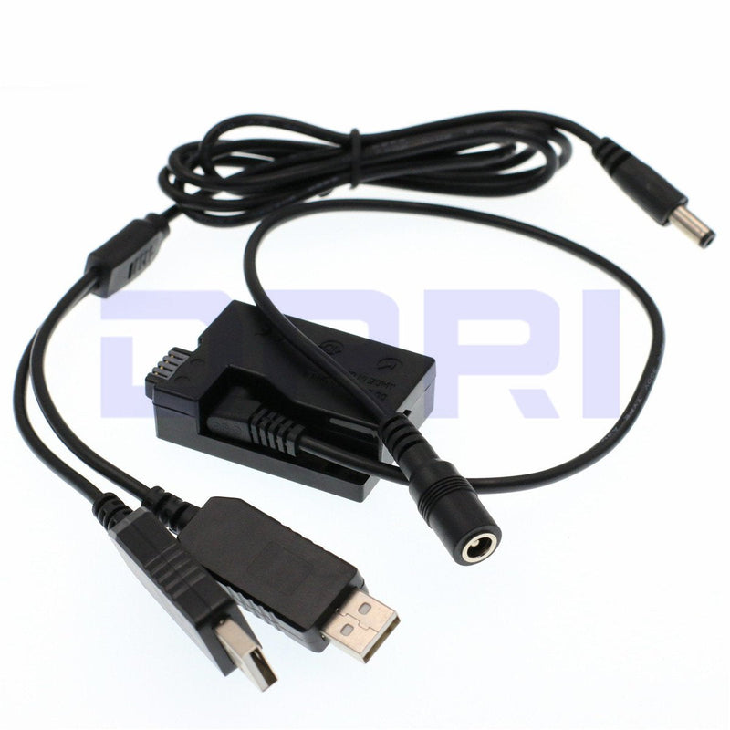 [Australia - AusPower] - DRRI ACK-E8 Dual USB Power Adpater for EOS Rebel T2i T3i T4i T5i Canon EOS 550D 600D 650D 700D Kiss X4 X5 X6 