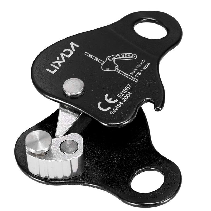 [Australia - AusPower] - Lixada Rock Climbing Ascender Ultralight Fall Arrest Protection Belay Device Self-Locking 8-13MM Rope Grip Clamp for Outdoor Climbing and Rescue 