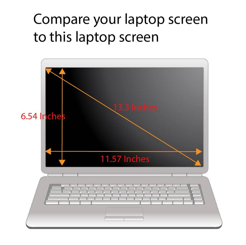 [Australia - AusPower] - Anti Blue Light Screen Protector (3 Pack) for 13.3 Inches Laptop. Filter out Blue Light that relieve computer eye strain and help you sleep better 
