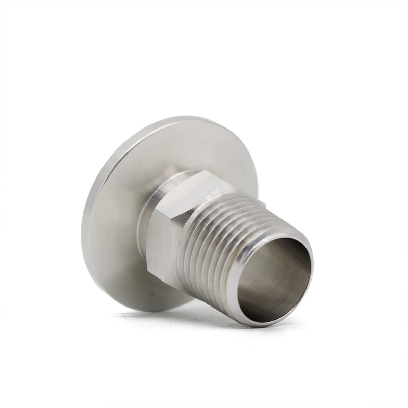 [Australia - AusPower] - QMINOX SS304 KF25 NPT Male Adaptor thread 1/2" NW25 KF Male coupling ISO-KF25 X NPT 1/2" KF25×1/2" 