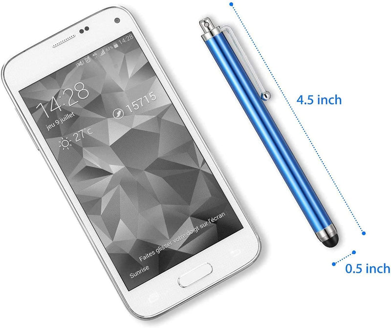 [Australia - AusPower] - Stylus Pen [10 Pack] Universal Capacitive Touch Screen Pens for Tablets, iPad Mini, iPad Pro, iPad Air, Smartphones, Samsung Galaxy - Multiple Colors 
