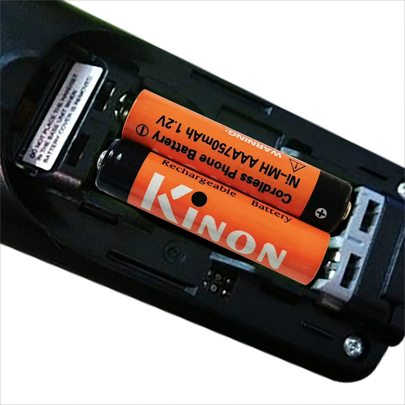 [Australia - AusPower] - Kinon NiMH AAA 1.2V Rechargeable Battery for Panasonic Cordless Telephone 400mAh BK40AAABU 550mAh HHR-55AAABU 630mAh HHR-65AAABU and 750mAh HHR-75AAA/B (6 Pieces) 