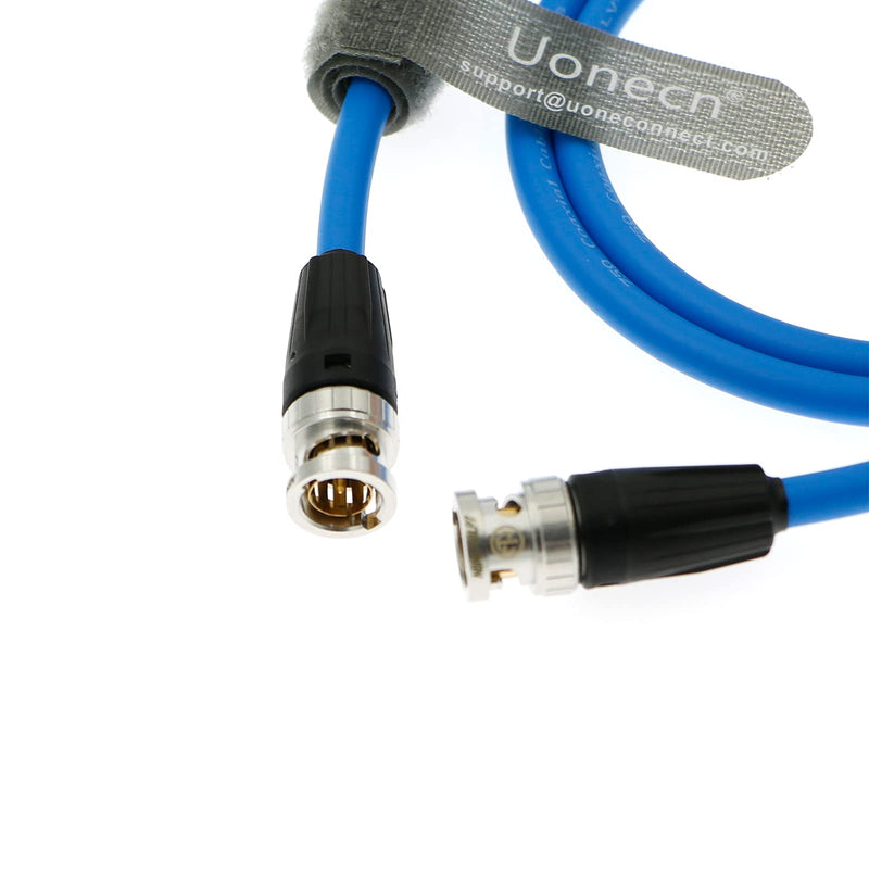 [Australia - AusPower] - Uonecn 12G 75 Ohm HD-SDI Video Coaxial Cable BNC Male to Male for 4K Video Camera 39'' Blue 