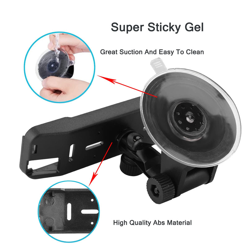 [Australia - AusPower] - Radio Car Mount Bracket,Car Panel Mount,Suction Cup Mount Set,Swivel Adjustable for Yaesu FT-7800 FT-7900 C03 Car Truck Radio Dashboard 