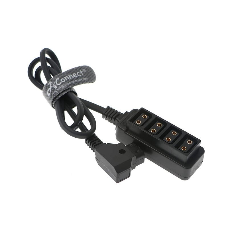 [Australia - AusPower] - AConnect Cable-Splitter-Dtap-Steadicam-BMPCC for ARRI RED Cameras TILTA Steadicam IDX Battery D-tap Male to 4 Port dtap Female Splitter Power Cable Flexible 27in|70cm 70cm 