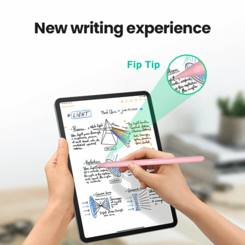 [Australia - AusPower] - Stylus Pencil for Apple iPad Pro (2022) 12.9/11, iPad Air 5th 4th &3rd Generation, iPad Pro 4th & 3rd Generation 12.9/11, iPad 9th/8th/7th, iPad Mini 6 Compatible with 2018-2022 Apple iPads (﻿Pink) ﻿Pink 