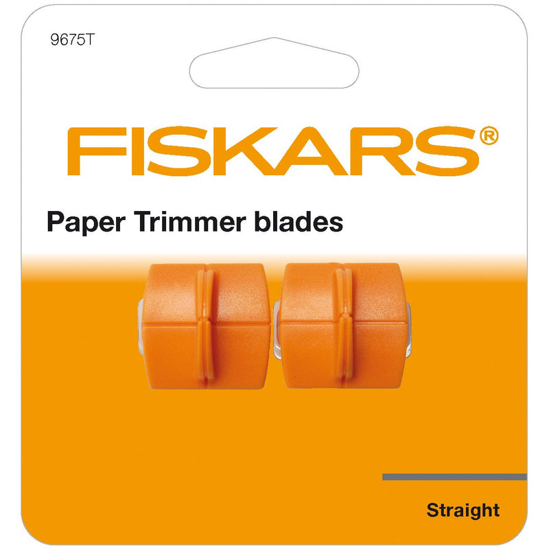 [Australia - AusPower] - Fiskars 1003904 High Profile TripleTrack Blades X2 - Straight Cutting, 2.3 x 2.3 x 2.1 cm, Orange 