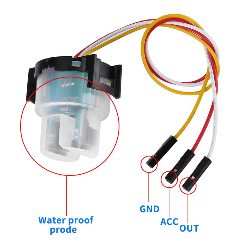 [Australia - AusPower] - Liquid Turbidity Sensor, DC 5V Turbidity Sensor, Liquid Suspended Particles Water Turbidity Detection Module 