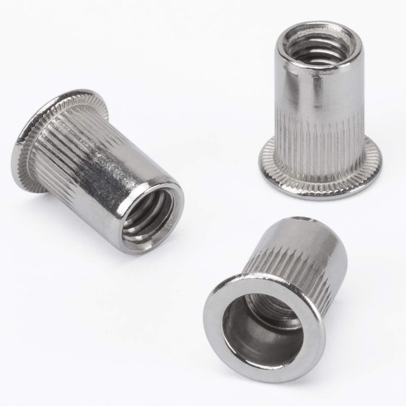 [Australia - AusPower] - 40pcs 5/16"-18 Stainless Steel Rivet Nuts Flat Head Insert Nutsert 5/16-18 UNC 