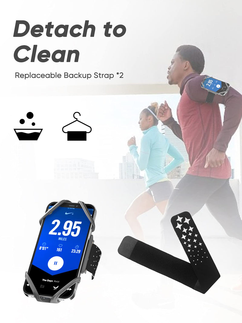 [Australia - AusPower] - Phone Holder for Running Armband Size Adjustable for iPhone Galaxy S and Most Cell Phones 