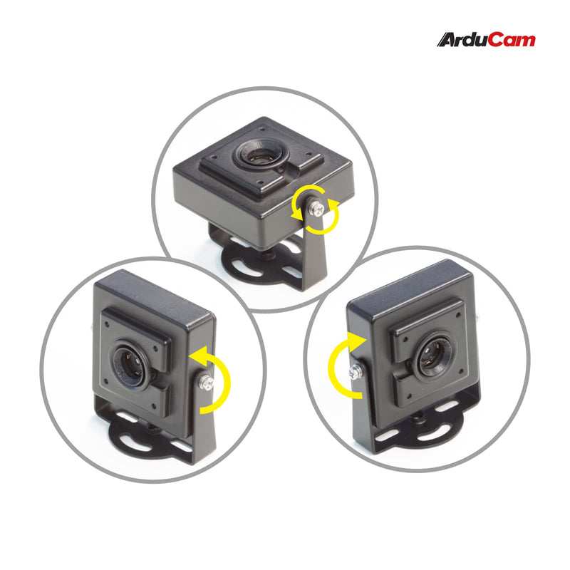 [Australia - AusPower] - Arducam 8MP IMX179 Lightburn Camera, Autofocus USB Camera Module with Metal Case, Ultra HD Embedded USB Camera for Raspberry Pi, Windows, Linux, Android, Mac OS 