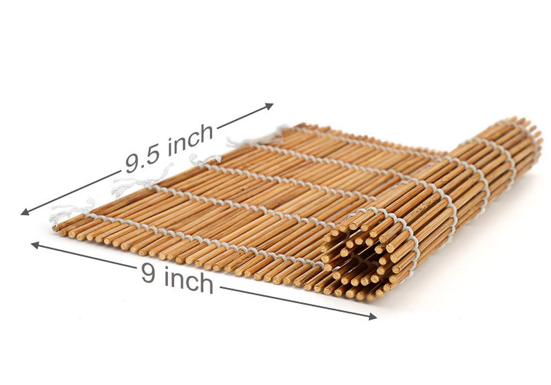 [Australia - AusPower] - Sushi Making Kit, Delamu Bamboo Sushi Mat, Including 2 Sushi Rolling Mats, 5 Pairs of Chopsticks, 1 Paddle, 1 Spreader, 1 Beginner Guide PDF, Roll On, Beginner Sushi Kit 