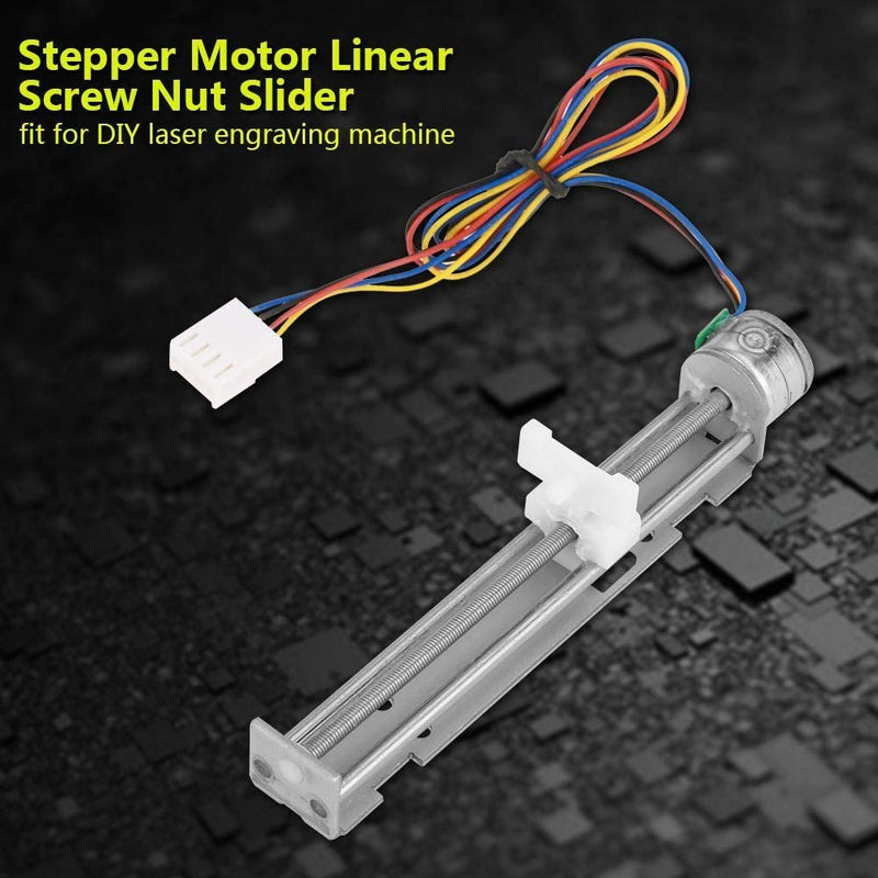 [Australia - AusPower] - Maxmartt Stepper Motor Slider,DC 12V Stepper Motor with Linear Screw Nut Slider for DIY Laser Engraving Machine 