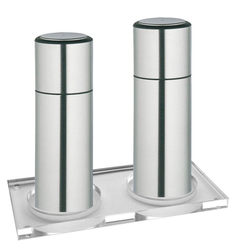 [Australia - AusPower] - Stand / Tray for Pepper- & Salt Mill Set, Acrylic Glass (without Mills!) 