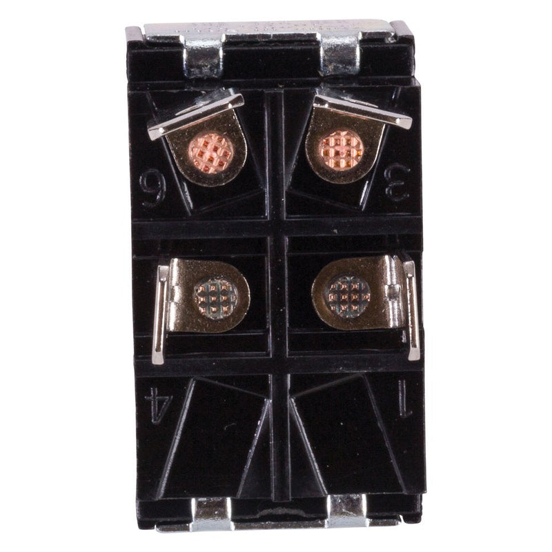 [Australia - AusPower] - NSI 78080TQ Industries, LLC Toggle Switch, Maintained Contact and Multiple Pole, On Off Circut Function, DPST, Brass/Nickel Actuator, 15/10 amps at 125/250 VAC, 0.250 Quikconnect Connection 
