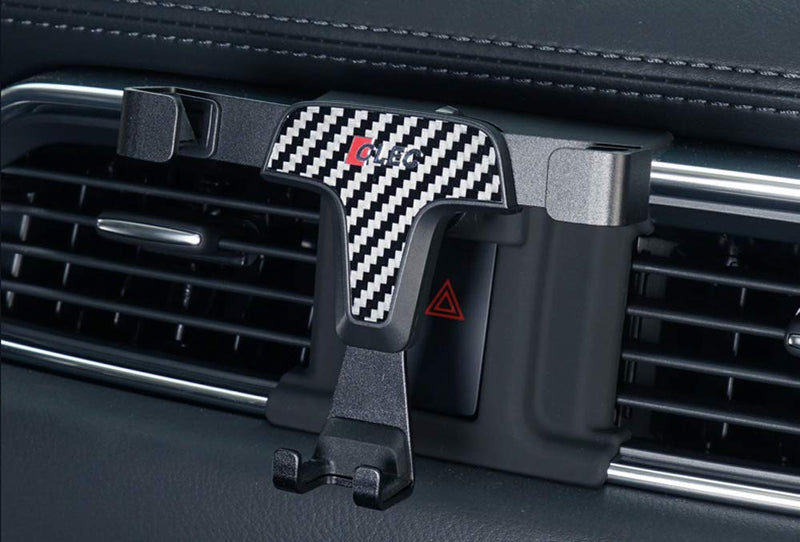 [Australia - AusPower] - iJDMTOY Smartphone Gravity Holder w/Exact Fit Clip-On Dash Mount Compatible With 2018-up Mazda CX-5 (Won't Occupy Air Vent Opening) 
