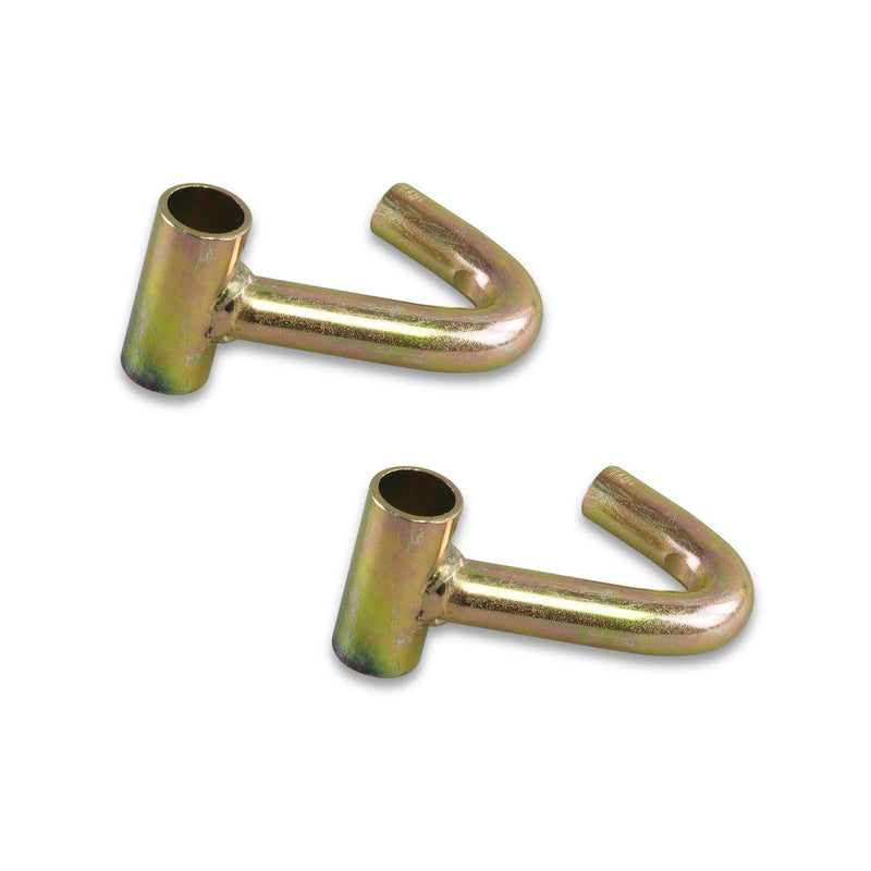[Australia - AusPower] - JOYOKYOPK Finger Tube J Hook Compatible with 2 Inch Ratchet Straps, for Car Hauler Straps Tie Down Cargo in Trucks, Trailers, Tow Dolly (2 Pack J Hook) 2 Pack J Hook 