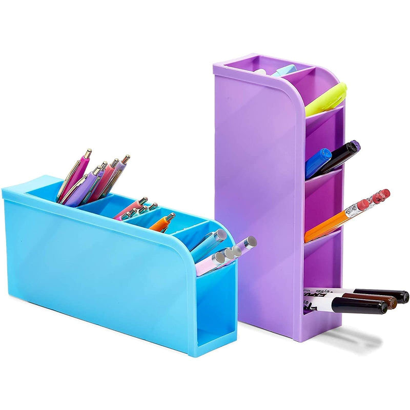 [Australia - AusPower] - Caddy Holder with 16 Compartments for Classroom Supplies (4 Pack) 