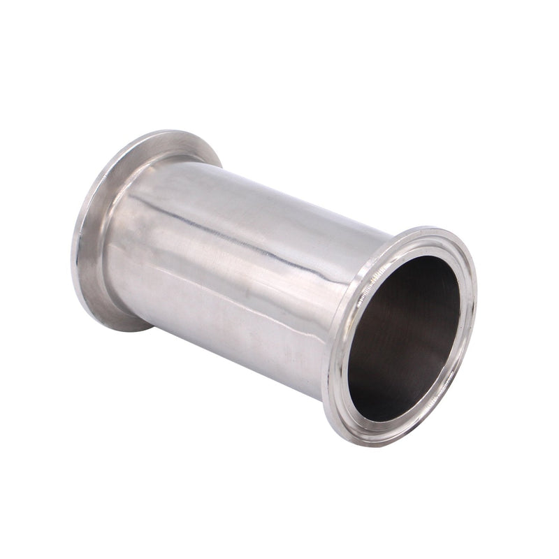 [Australia - AusPower] - DERNORD Sanitary Spool Tube with Clamp Ends,Stainless Steel 304 Seamless Round Tubing with 1.5 inch Tri Clamp 50.5MM Ferrule Flange (Tube Length: 2 Inch / 51MM) Tube Length: 2 inch /51 mm 