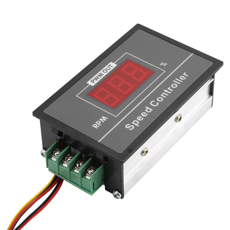 [Australia - AusPower] - PWM DC Motor Speed Controller, Motor Speed Regulator Power Controller 6-60V 12V 24V 36V 48V 30A with LED Digital Display Slow Start/Stop Revolving Speed Time Adjustable 