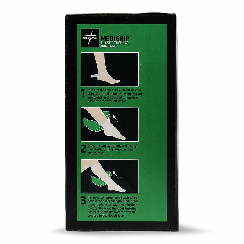 [Australia - AusPower] - Medline Medigrip Elastic Tubular Bandages, Size D, For Large Arms Or Legs legs or large arms 