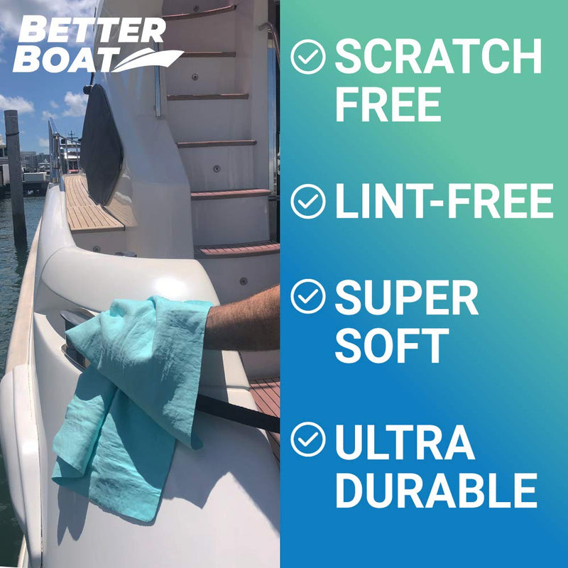 [Australia - AusPower] - Super Absorbent Towels Drying Chamois Cloth Synthetic Smooth Boat Towel Shammy Towel for Car Drying Towel Marine Grade Car Towel Cleaning Supplies Wash Chamois Towel Dry 
