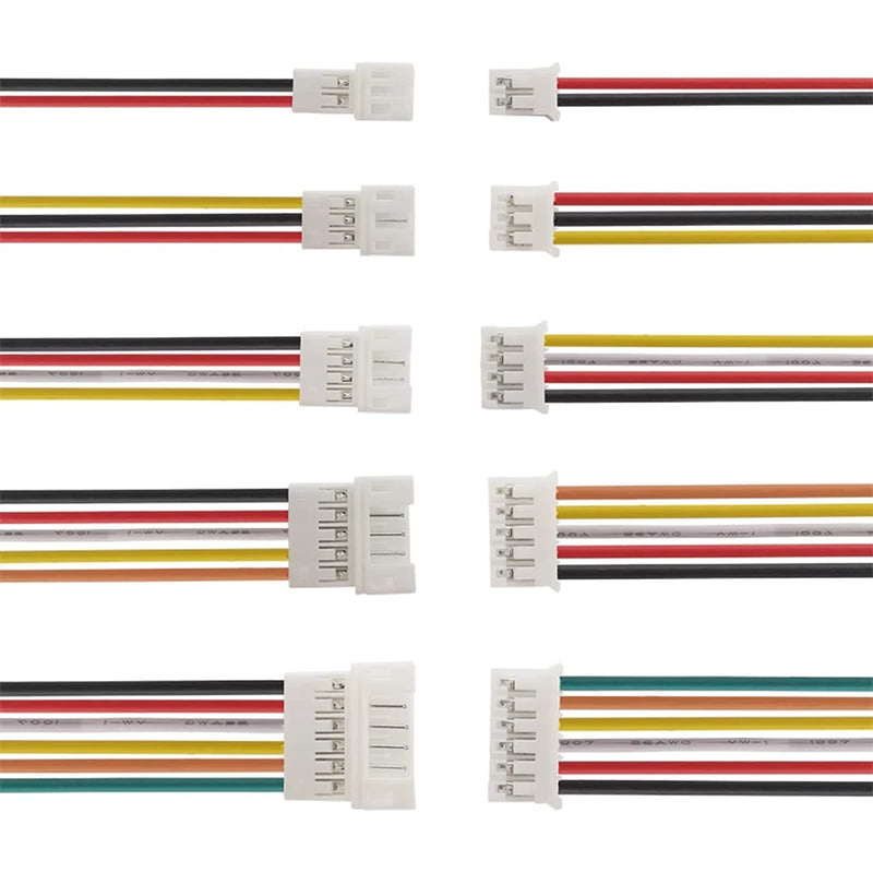[Australia - AusPower] - Teansic 1480Pcs 2.0mm JST-PH Connector Kit with 2.0mm Female Pin Header 2/3/4/5/6/7 Pin Housing Connector Adapter Plug Terminal Kit 1480 Pcs - 2.0 mm 2/3/4/5/6/7 Pin JST-PH 