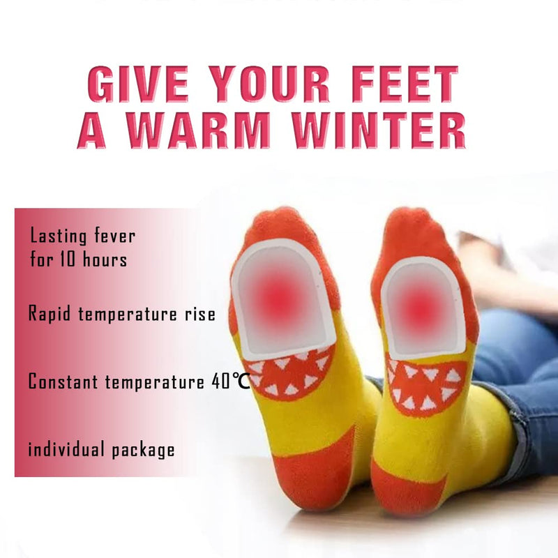 [Australia - AusPower] - Toe Warmers with Adhesive, Instant Air Activated Shoe Boot Warmers Provide Long Lasting Warmth for Skiing, Outdoor Activities, Disposable Heat Packs Foot Warmers for Women Men - 7 Pairs Value Pack 