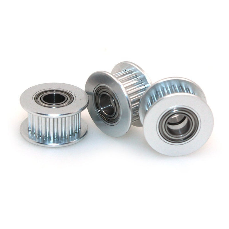 [Australia - AusPower] - BZ 3D GT2 Idler Pulley Aluminum Timing Belt for 3D Printer 6mm Width Timing Belt. (Pack of 10pcs) (20 Teeth Bore 5mm) 20 Teeth Bore 5mm 