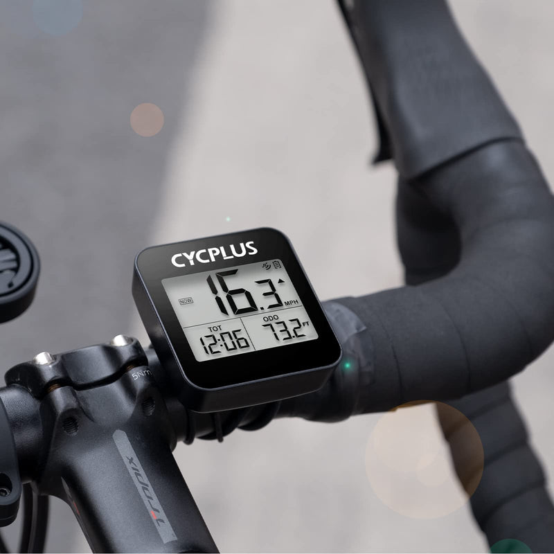 [Australia - AusPower] - CYCPLUS GPS Bike Computer, Wireless Cycling Computer with Automatic Backlight, Bicycle Speedometer Odometer with Waterproof and Lager Battery, Provide Professional Data Analysis 