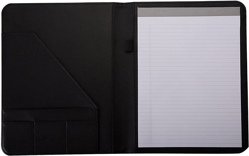 [Australia - AusPower] - Jancosta 1 Pack Business Padfolio Portfolio with Letter Size Writing Notepads (New Black 1 Pack) New Black 1 Pack 