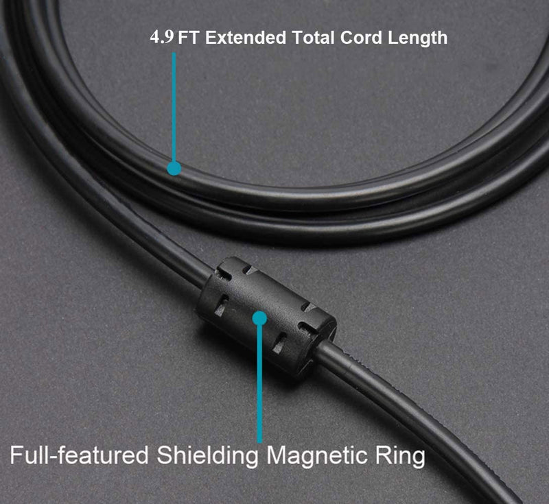 [Australia - AusPower] - Replacement Camera Transfer Data Sync Charger Charging Cable Cord Replacement for Fujifilm FinePix J10 J100 J110w J12 JV160 JV170 and More (4.9ft) 