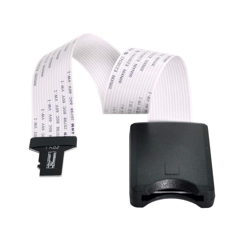 [Australia - AusPower] - CY Memory Card Kit Micro-SD TF Male to SD Female Extension Soft Flat FPC Cable Extender 25cm 