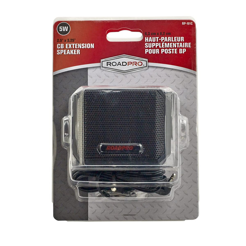 [Australia - AusPower] - Roadpro RP-101C CB Extension Speaker with Swivel Bracket, Black 