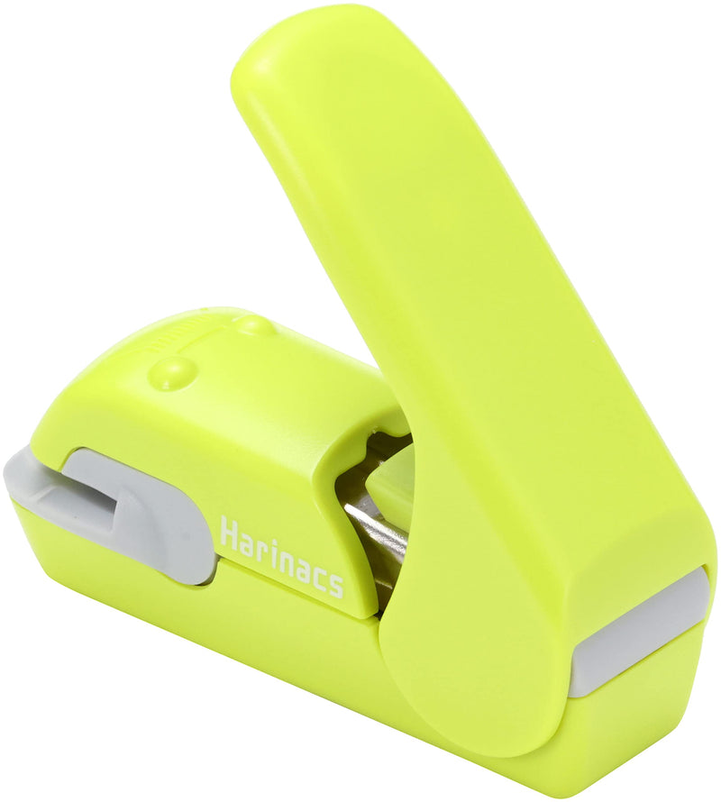 [Australia - AusPower] - Kokuyo Harinacs Press Staple-free Stapler; With this Item, You Can Staple Pieces of Paper Without Making Any Holes on Paper. [Pink]［Japan Import］ (Green) Green 