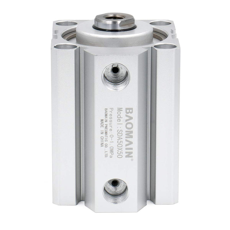 [Australia - AusPower] - Baomain Air Cylinder 50mm Bore 50mm Stroke Double Action Thin 