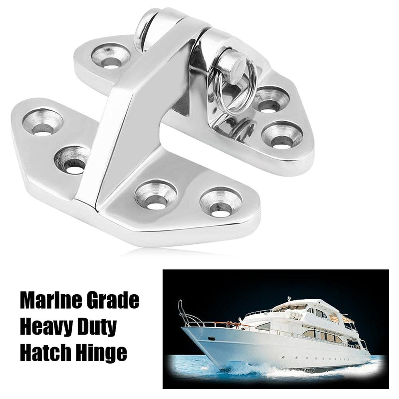[Australia - AusPower] - Acouto Boat Hatch Hinge Stainless Steel Marine Grade Heavy Duty Boat Hatch Hinge Removable Pin Hardware 