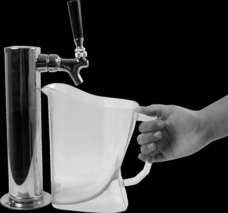 [Australia - AusPower] - San Jamar PPP60 Perfect Pour Shatter-Resistant Beer Pitcher, 60 oz. 