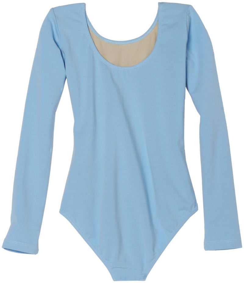 [Australia - AusPower] - Sansha Big Girls' Suzanna Long Sleeve Leotard Large/10-12 (F) Light Blue 
