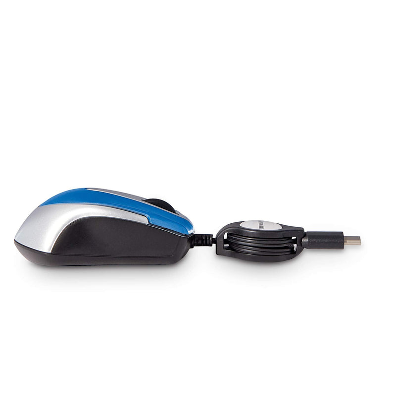 [Australia - AusPower] - Verbatim USB-C Mini Optical Travel Mouse - Blue (70237) 