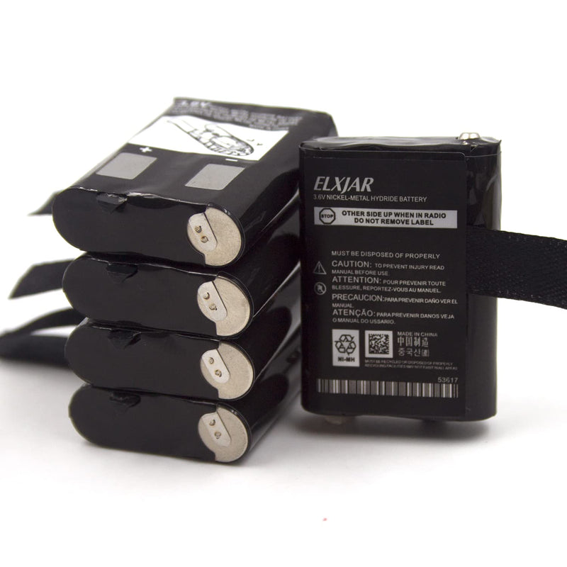 [Australia - AusPower] - (2-Pack) 3.6V 700mAh 53617 Ni-MH Rechargeable Battery Pack for Motorola GMRS/FRS Motorola M53617 / 53617, KEBT-086-A, KEBT-086-B, KEBT-086-C, KEBT-086-D 