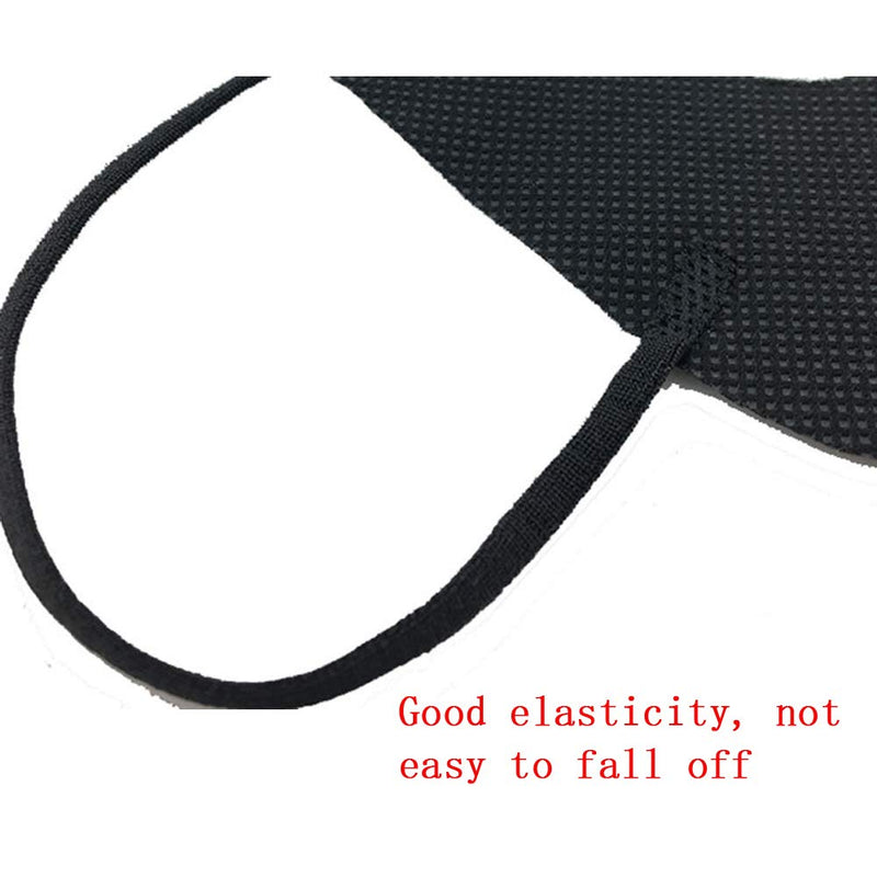 [Australia - AusPower] - VR Mask 100pcs VR Experience Face Mask Sanitary Cloth Compatible VR Oculus Rift Playstation VR HTC Vive VR Goggle VR Box-Prevent Sweat and Dirt 100 Black 