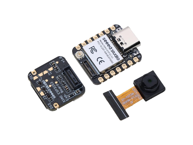 [Australia - AusPower] - Seeed Studio XIAO ESP32 S3 Sense - 2.4GHz Wi-Fi, BLE 5.0, OV2640 Camera Sensor, Digital Microphone, 8MB PSRAM, 8MB Flash, Battery Charge Supported, Rich Interface, IoT, Embedded ML 