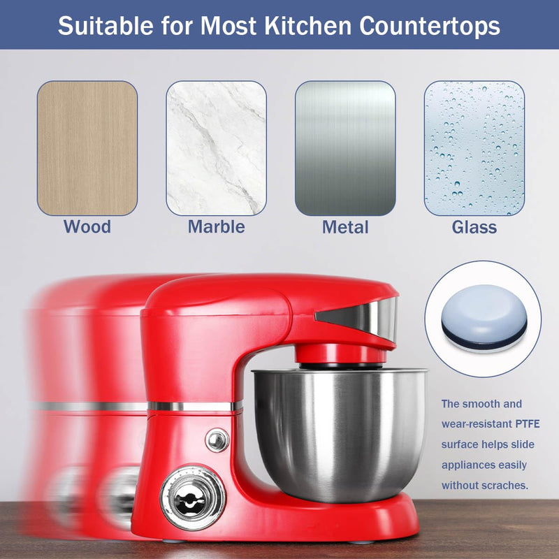 [Australia - AusPower] - Vasterqua 24Pcs Appliance Sliders, 3/4â€ Small Self-Adhesive Appliance Sliders for Heavy Kitchen Appliances, Slide Smooth on Countertop, Compatible with Most Kitchen Appliances 