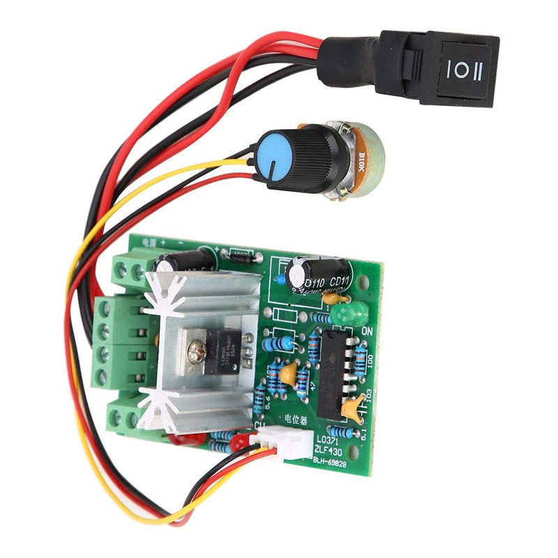 [Australia - AusPower] - PWM Motor Speed Controller,5-30V DC 6A/150W Speed Regulation Adjustable DC Brush Motor Speed Controller Reversing Switch 