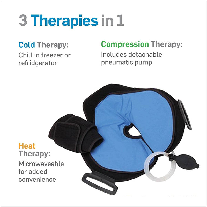 [Australia - AusPower] - NatraCure Hot or Cold and Compression Shoulder Support with Extra Gel Pack 